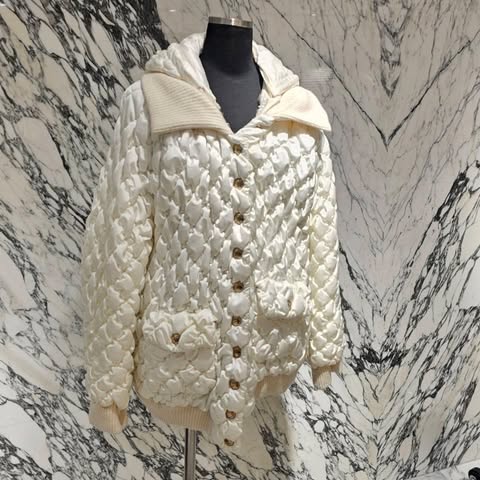 CHANEL Quilted Down Jacket P73237V64482 Size 50 シャネル キルティング ダウンジャケット サイズ50